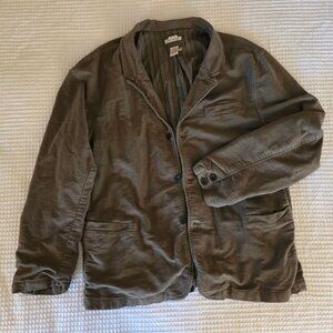 Carbon 2 Cobalt soft cotton blazer